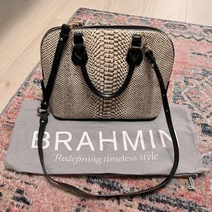 Rare Brahmin Vivian Dome Satchel bag